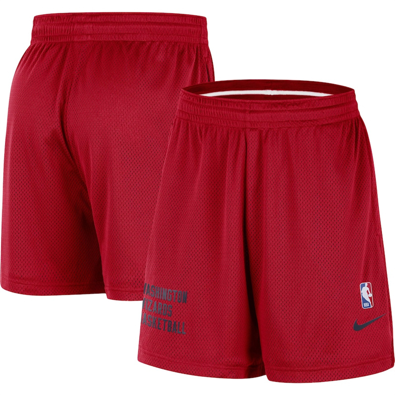 Men's Washington Wizards Red Warm Up Performance Practice Shorts(Run Small) Men's Washington Wizards Red Warm Up Performance Practice Shorts(Run Small)
